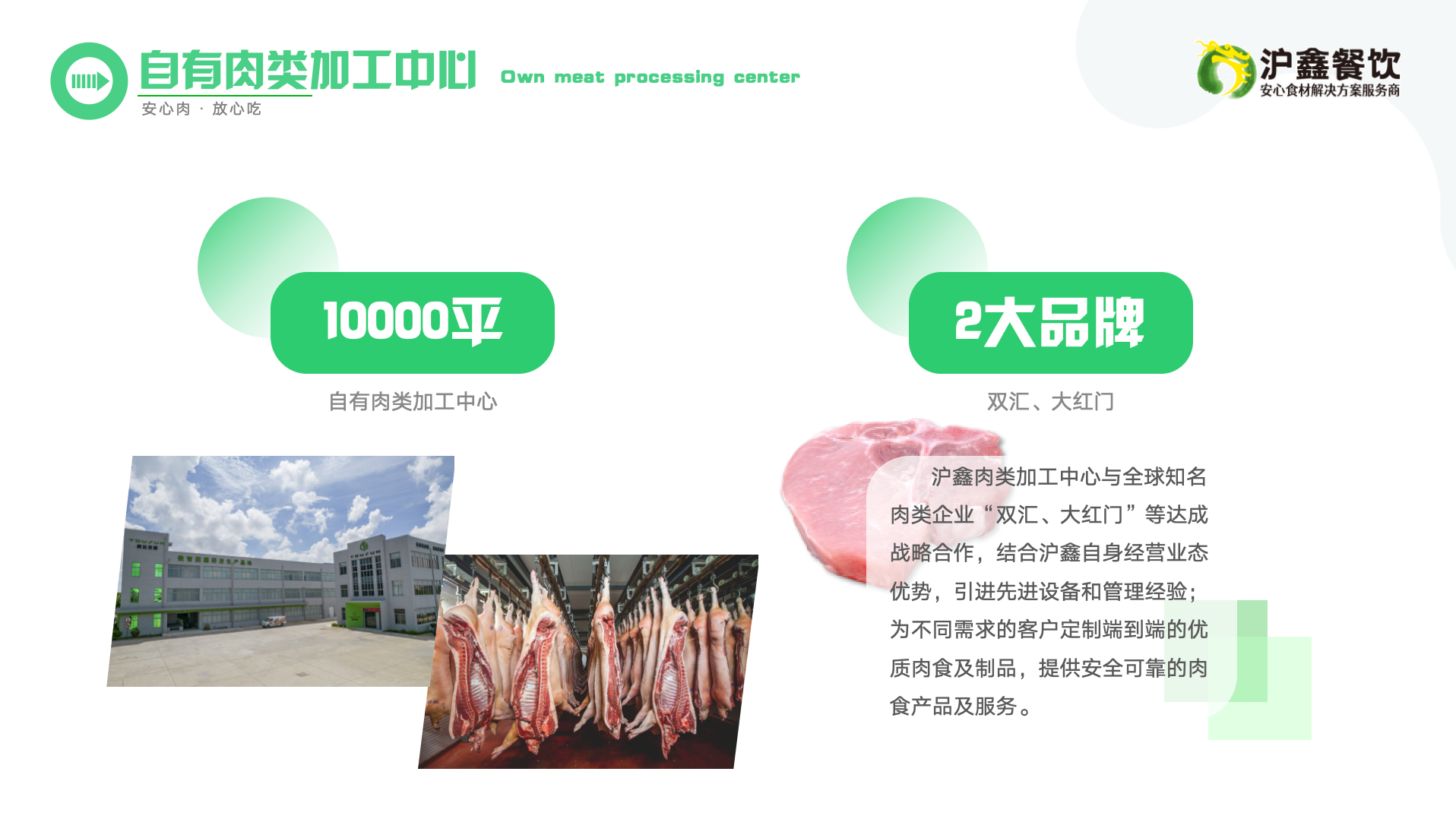 自有肉類(lèi)加工中心